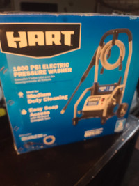 HART 1800 PSI 1.2 GPM Electric Pressure Washer, 13-amp motor