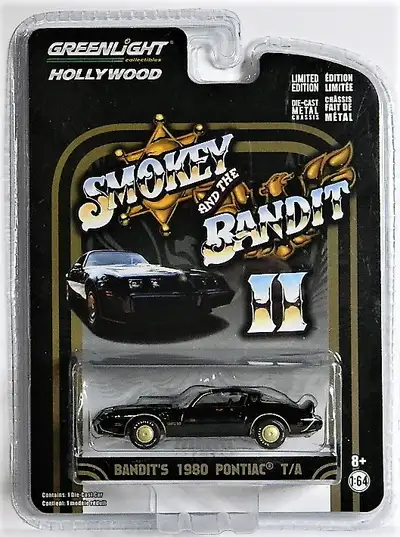 Greenlight 1/64 Smokey And The Bandit II 1980 Pontiac T/A, View more