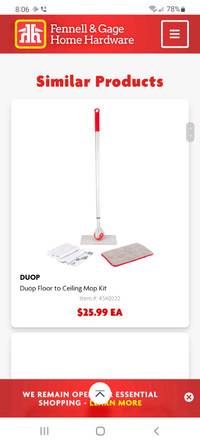 Duop mop - cleaning supplies