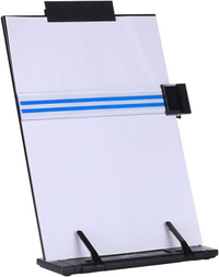 Metal Desktop Document Book Holder with 7 Adjustable Positions