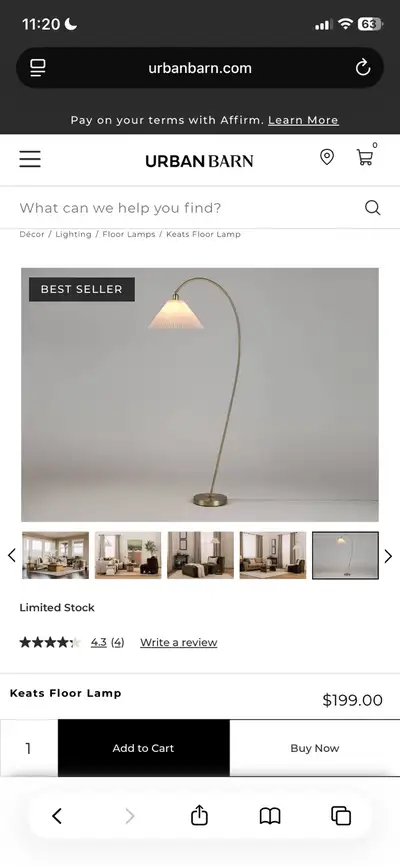 Floor lamp - Brand new in box, View more