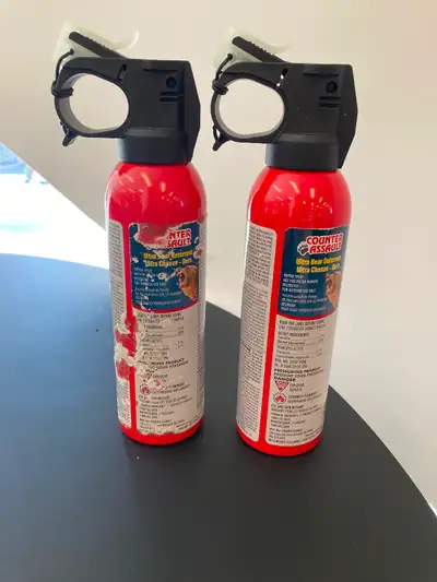 2 Bear spray bottles, View more