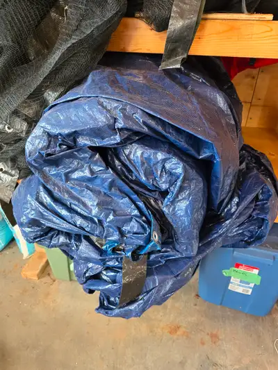 Used for winter cover on pool. Good shape. Stored indoor in summer when not in use. Free for pickup