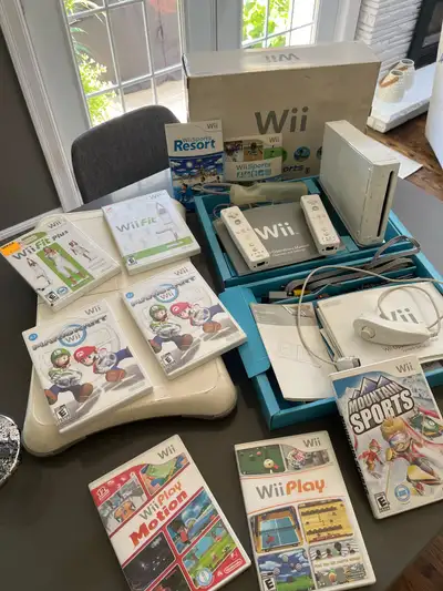 Wii System and games, View more