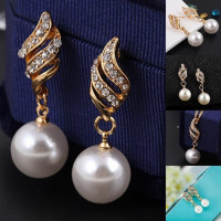 splendide parure collier perles41cm &pierres Rhin/cristal strass