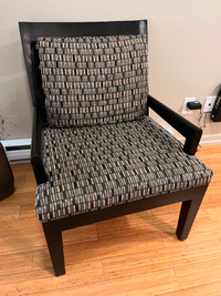 Accent chairs (set of 2 - upholstered/wood)
