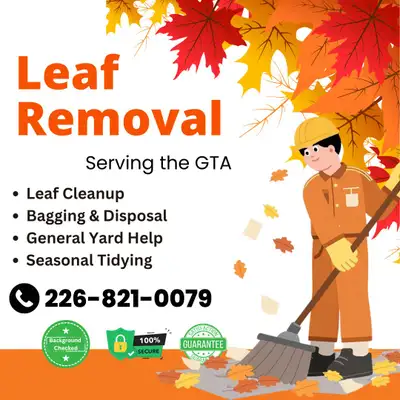 Leaf Removal Services ✆ 226-821-0079, View more