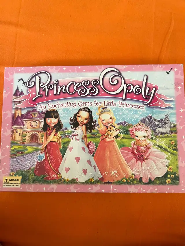 Princess Opoly Board  Game