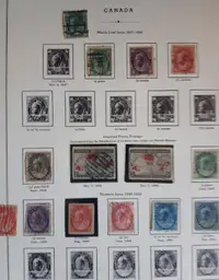 Canada Victorian / Edward VII stamp collection, WOW