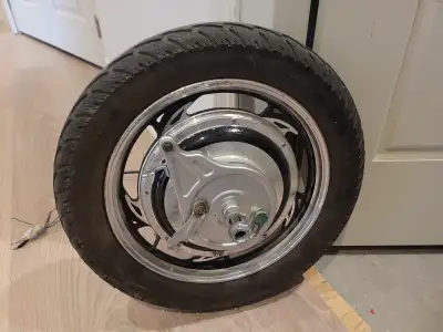 eBike 48v 500W Hub Motor with 16" Rim, Tire, Drum Brakes, View more