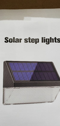 Solar Step LED Lights. 8 pack