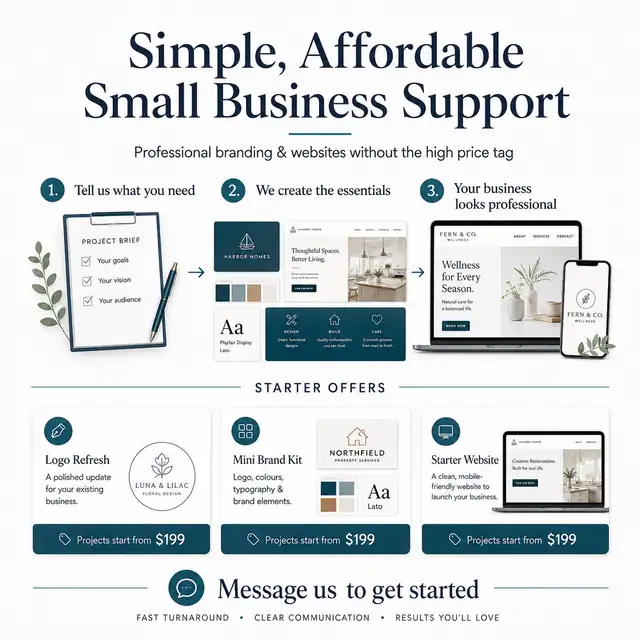 Small Business Studio — Branding, Websites & Business Support