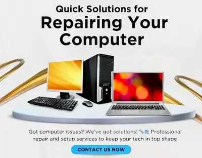 computer, laptop repair and networking, View more