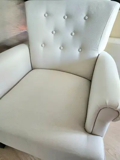 New Beige Linen Chair for Sale, View more
