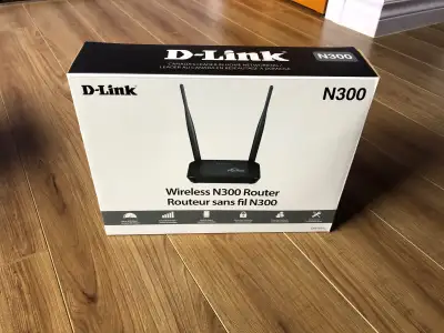 Wireless router D-Link N300. Boîte originale avec tous les accessoires.