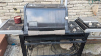 Barbecue with burner