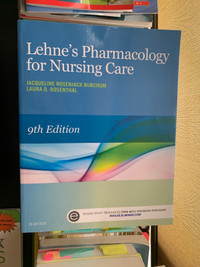 Lehne’s pharmacology for nursing care textbook & dosage calculat