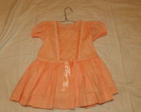 robe de fete orange pour fille 2 ans