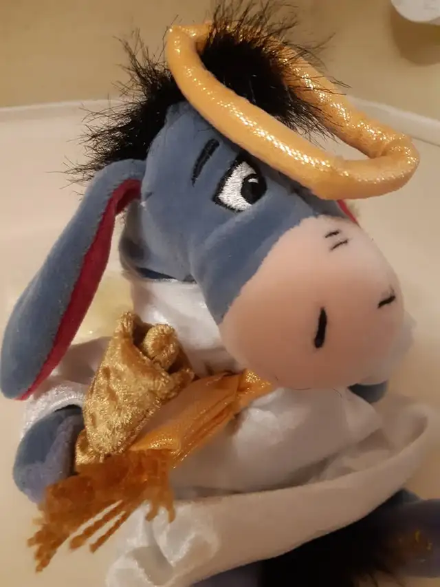 Vintage Angel Eeyore Beanie Plush 2000 in Arts & Collectibles in Peterborough - Image 3