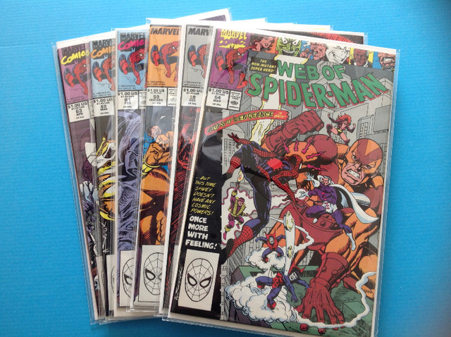 Web of Spiderman Lot of 6 ~ High Grade ~ Unread in Comics & Graphic Novels in Longueuil / South Shore