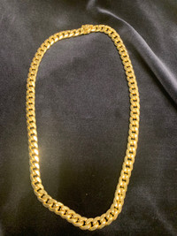 AUTHENTIC GOLD CUBAN LINK CHAIN 