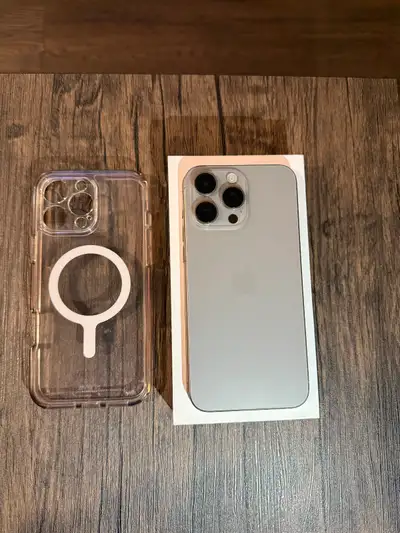 Selling my iPhone 15 Pro Max in stunning Natural Titanium with 256 GB of storage. The phone is in ex...