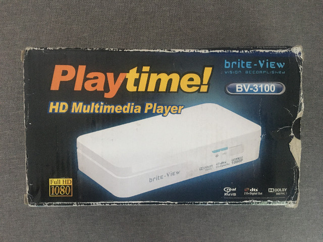 Brite-View HD Multimedia Player 1080P - used in Video & TV Accessories in St. Catharines
