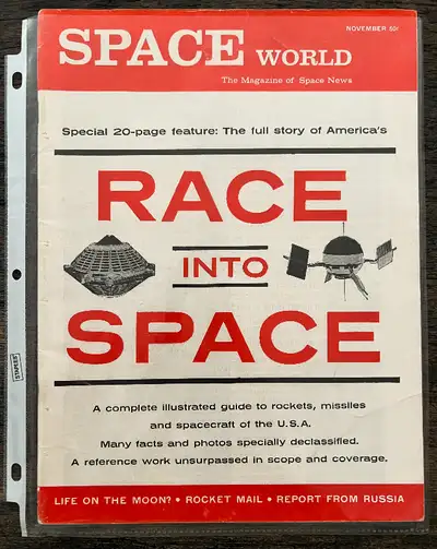 Vintage Space World Magazine - Nov 1961, View more
