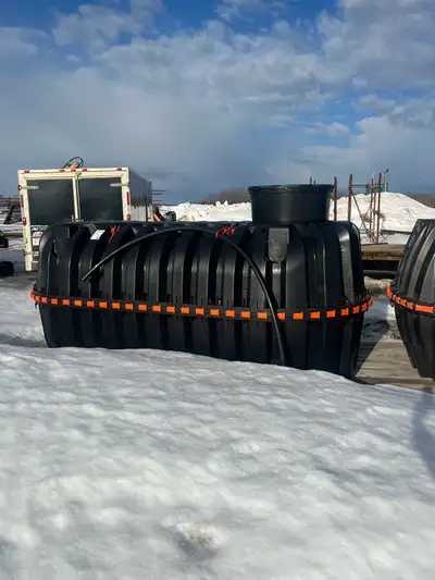 Complete septic systems, holding tanks , accessories, concrete floor sumps , culverts and culvert co...