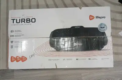 Lifepro Turbo 3D Vibration Plate exercise machine. Never used., View more