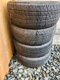 (4)-215/60R16 Firestone All Season Tires