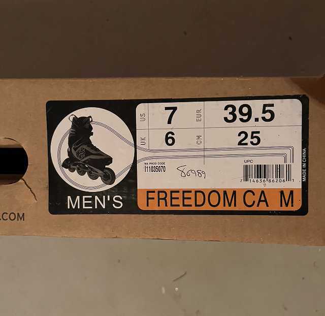 K2 Freedom inline roller skates in Skates & Blades in Oshawa / Durham Region - Image 9