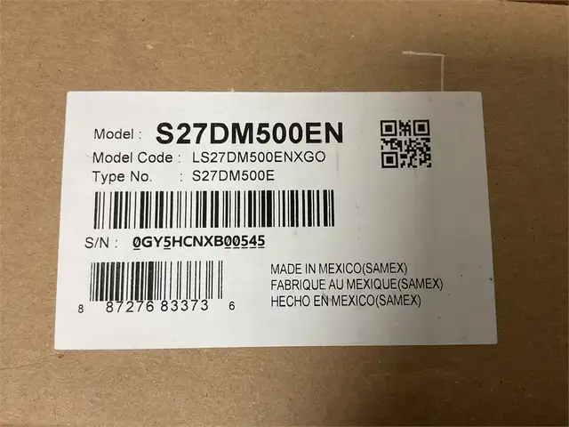 SAMSUNG® 27” M5 FHD Smart Monitor | Model: LS27DM500ENXGO62863258790018123