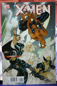 1ST PRINT MARVEL COMICS X-MEN #7 (2011) SPIDER-MAN WOLVERINE