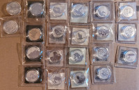 Royal Canadian Mint (RCM) Silver Coins $20. $25, $50