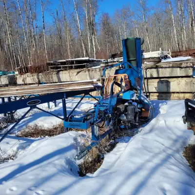 firewood processor machine and log deck, View more