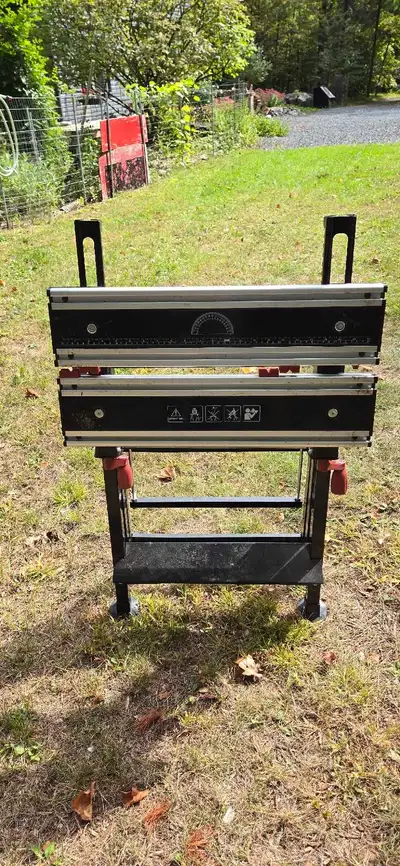 Folding Clamping Sawhorse / Portable Workbench, View more