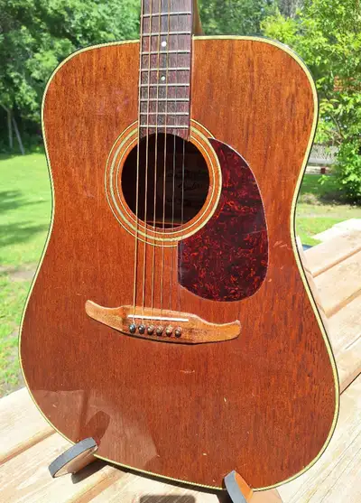 1986 FENDER NEWPORTER ACOUSTIC GUITAR w PREAMP/TUNER, View more