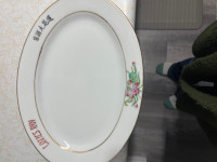 Chinese food plates 