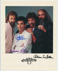 Oak Ridge Boys (The) Band Signed MCA Records Promo Photo-1986