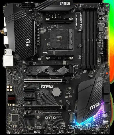 CARTE MÈRE - MSI B450 GAMING PRO CARBON MAX WIFI - MOTHERBOARD, View more