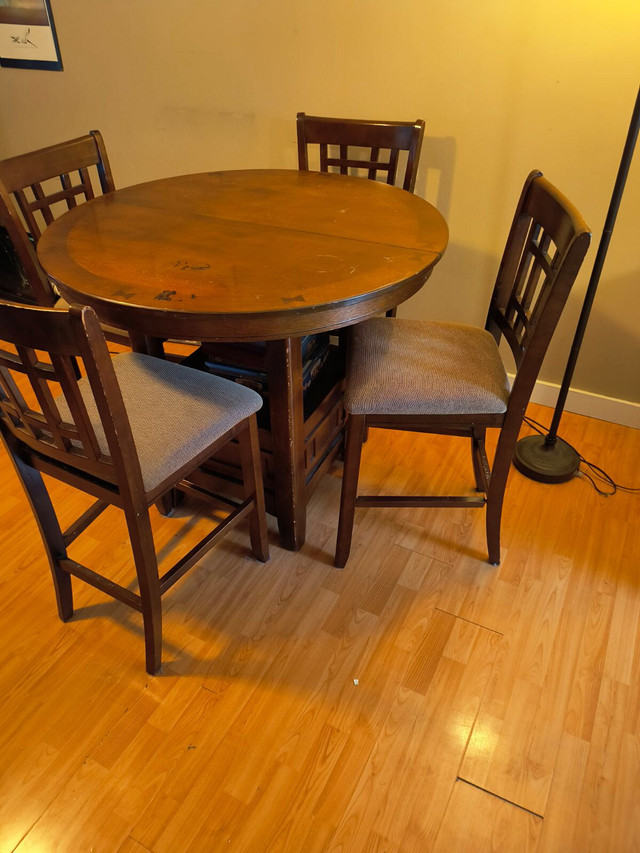 Pub height table and 4 chairs  in Dining Tables & Sets in St. John's