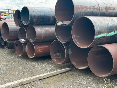 We have a big selection of carbon steel pipes ranging from 20” up to 48” in diameter, available in d...