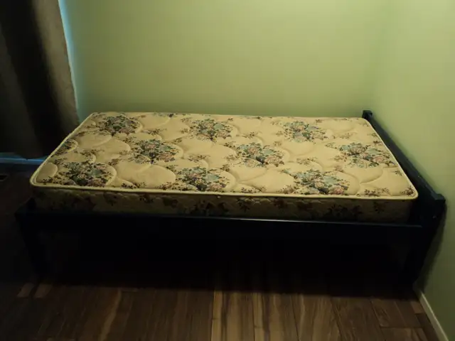 Twin bed mattress and frame in Beds & Mattresses in Calgary - Image 5