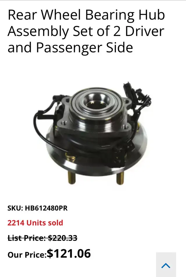 Dodge Journey Rear Hubs - New in Transmission & Drivetrain in Calgary - Image 5