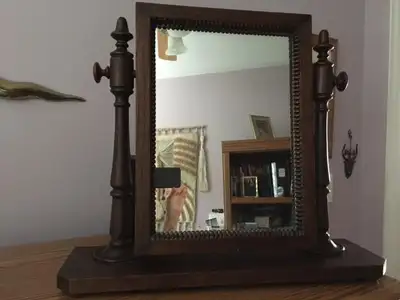 Antique Swivel Mirror, View more