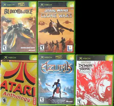 Xbox Games Star Wars the Clone Wars Azurik Blood Wake, View more