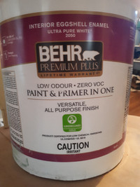 5 gal Paint BEHR, New never used tinted light green/mint