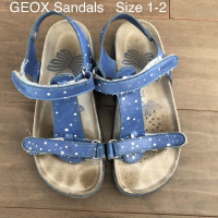 Girls Geox sandals size 1-2