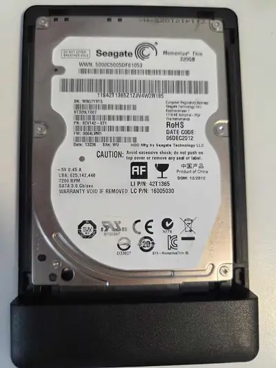 Seagate HDD 320 GB, View more